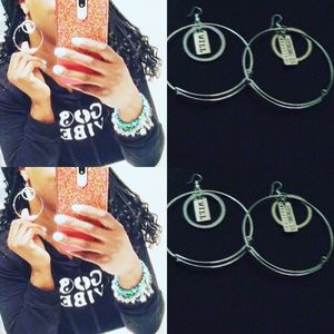 Custom made Fitness Bracelets +Earrings